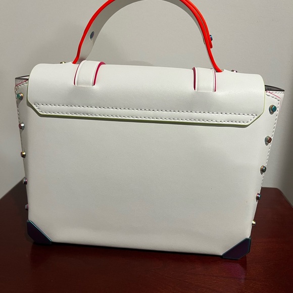 Michael Kors White Manhattan Purse - Picture 3 of 7